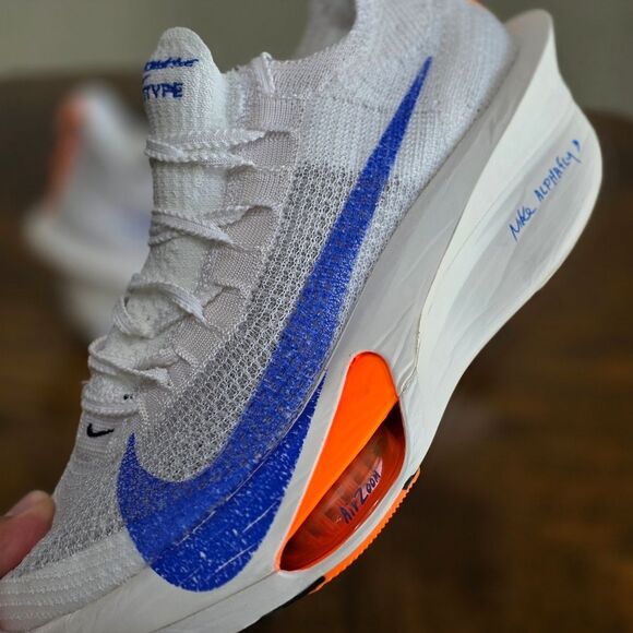 Nike Air Zoom Alphafly Next% 3 Blueprint Pack Running Shoes White Blue Men's 6.5 - Picture 11 of 16